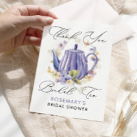 Bridal Tee Lila florales Brautparty Handschriftlic