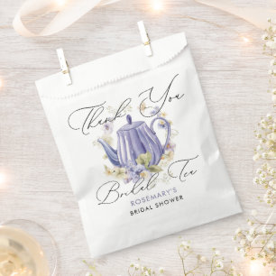 Bridal Tee Lila Teapot Brautparty Geschenktütchen