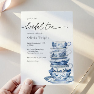 Bridal Tee Party Chinoiserie Brautparty Einladung