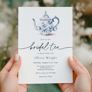 Bridal Tee Party Chinoiserie Brautparty Einladung