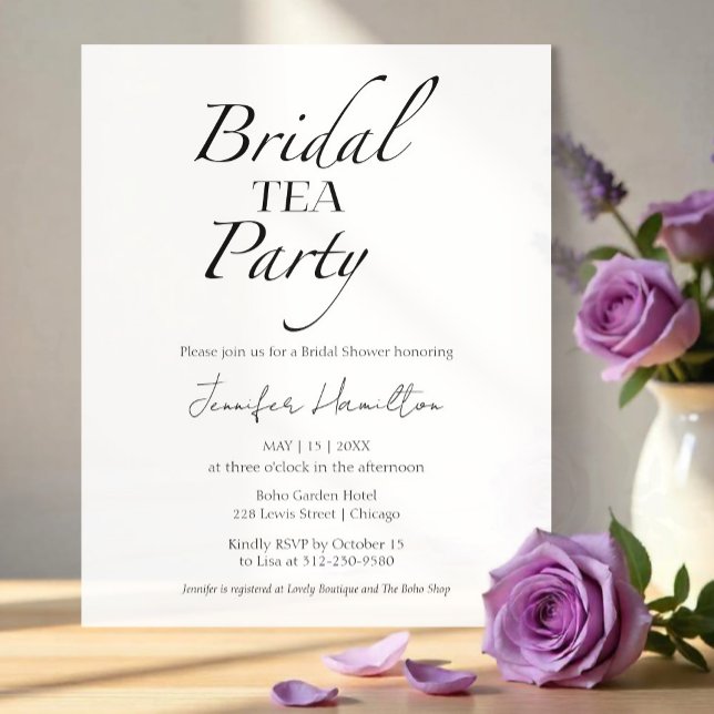 Bridal Tee Party | Schwarz-Weiß-Brautparty (Von Creator hochgeladen)