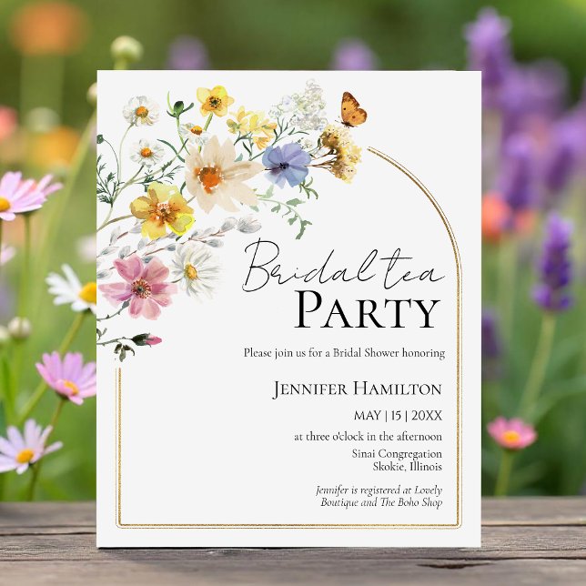 Bridal Tee Party | Wildblume Boho Brautparty (Von Creator hochgeladen)