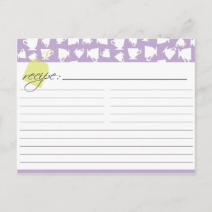 Bridal Tee Rezept Karte