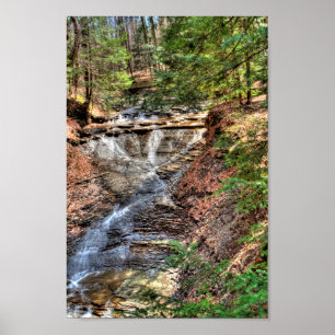 Bridal Veil Falls, CVNP, Ohio Poster
