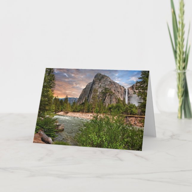 Bridal Veil Falls Karte (Vorderseite)