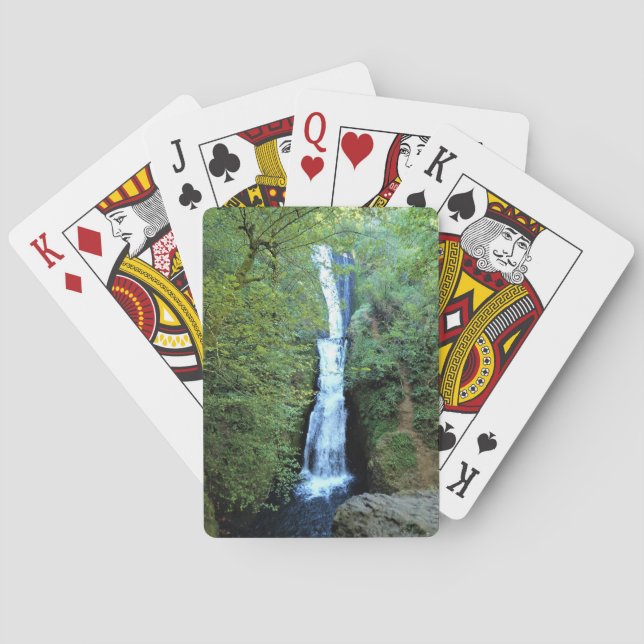 Bridal Veil Falls, OR Spielkarten (Rückseite)