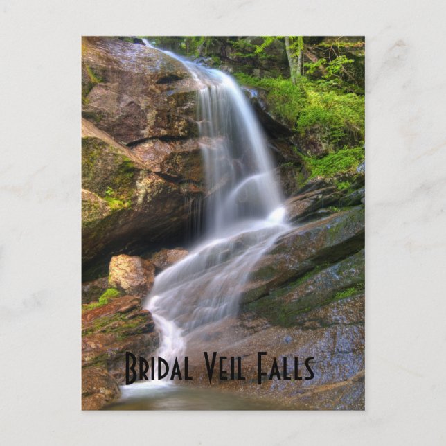 Bridal Veil Falls Postkarte (Vorderseite)