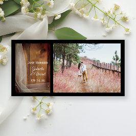 Bridal Veil und Barnwaldland Nur verheiratet Ankündigung