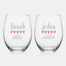 Bridal & Wedding Party 5 Herz Braut & Groom