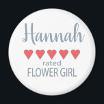 Bridal & Wedding Party 5 HerzblütenGirl Magnet<br><div class="desc">Die Mitglieder der Brautparty- und Hochzeitsfeier werden sich mit einem "Fünf-Herzen-Geschenk", das speziell für sie gemacht wurde, geliebt und geschätzt fühlen. Liebe ist das, worum es geht. Ob Hochzeit oder Hochzeit in Urlaubsort in der Heimatstadt - die personalisierten Gegenstände werden sicher sein, Lächeln auf den Weg zu bringen. Die individuell...</div>