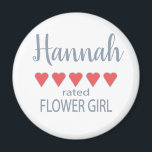 Bridal & Wedding Party 5 HerzblütenGirl Magnet<br><div class="desc">Die Mitglieder der Brautparty- und Hochzeitsfeier werden sich mit einem "Fünf-Herzen-Geschenk", das speziell für sie gemacht wurde, geliebt und geschätzt fühlen. Liebe ist das, worum es geht. Ob Hochzeit oder Hochzeit in Urlaubsort in der Heimatstadt - die personalisierten Gegenstände werden sicher sein, Lächeln auf den Weg zu bringen. Die individuell...</div>