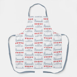 Bridal & Wedding Party 5 HerzblütenGirl Schürze