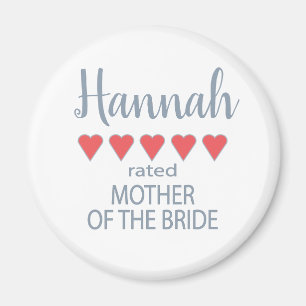 Bridal & Wedding Party 5 Herzenmutter von Bride Magnet