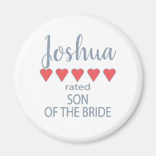 Bridal & Wedding Party 5 Herzensson Magnet