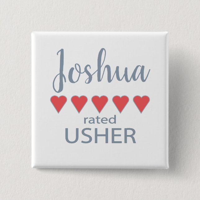 Bridal & Wedding Party 5 Herzensstifter Button (Vorderseite)
