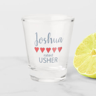 Bridal & Wedding Party 5 Herzensstifter Schnapsglas