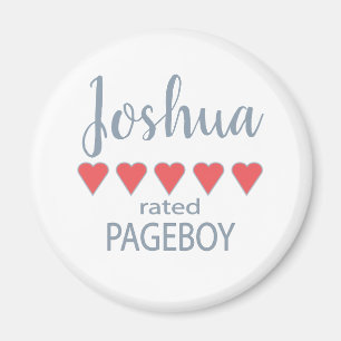 Bridal & Wedding Party 5 Herzpartie Magnet