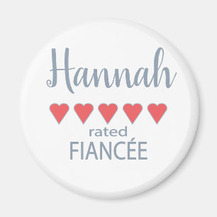 Bridal & Wedding Party 5 Herzstücke Magnet