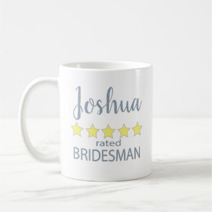 Bridal & Wedding Party 5 Star Bridesman Kaffeetasse