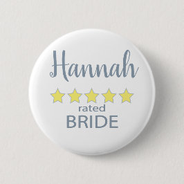 Bridal & Wedding Party 5 Sterne Bridge Button
