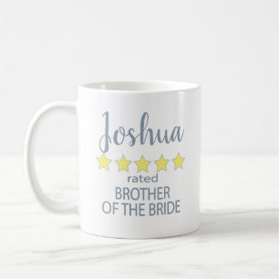 Bridal & Wedding Party 5 Sterne Bruder von Bride Kaffeetasse