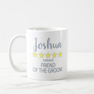 Bridal & Wedding Party 5 Sterne Freund Groom Kaffeetasse