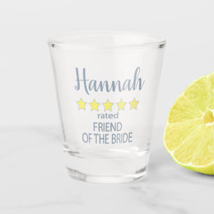 Bridal & Wedding Party 5 Sterne Freund von Bride Schnapsglas