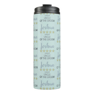 Bridal & Wedding Party 5 Sterne Onkel Groom Thermosbecher