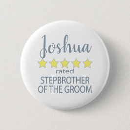 Bridal & Wedding Party 5 Sterne Stepbruder von Gro Button