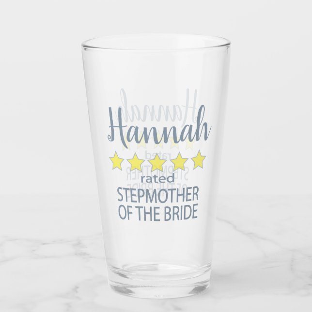 Bridal & Wedding Party 5 Sterne Stepmutter von Bri Glas (Vorderseite)