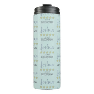 Bridal & Wedding Party 5 Sterne Trauzeuge Thermosbecher