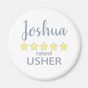 Bridal & Wedding Party 5 Sterne Usher Magnet