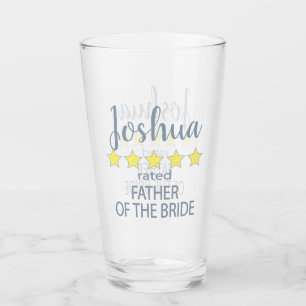 Bridal & Wedding Party 5 Sterne Vater von Bride Glas
