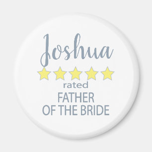 Bridal & Wedding Party 5 Sterne Vater von Bride Magnet