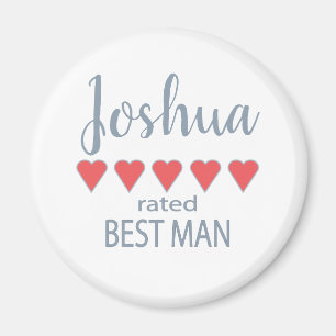 Bridal & Wedding Party 5 Trauzeuge Magnet