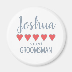 Bridal & Wedding Party 5 Trauzeuge Magnet