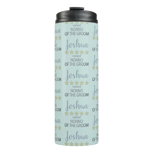 Bridal & Wedding Party mit 5 Sternen Thermosbecher (Vorderseite)