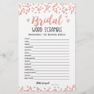 Bridal Wort Rammspiel mit Antworten