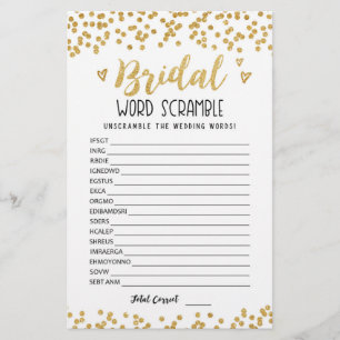 Bridal Wort Rammspiel mit Antworten