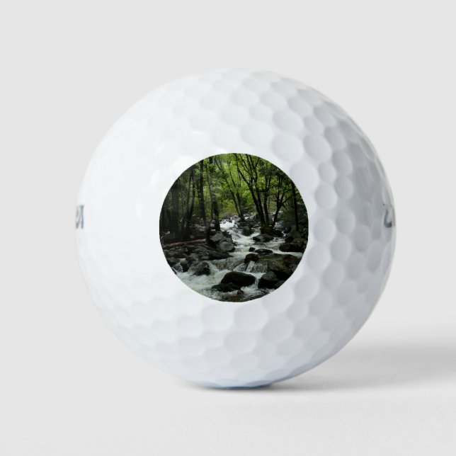 Bridalveil Creek im Yosemite-Nationalpark Golfball (Vorderseite)
