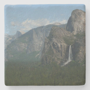 Bridalveil Falls und Halb Dome bei Yosemite Steinuntersetzer