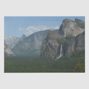 Bridalveil Falls und Half Dome im Yosemite Seidenpapier