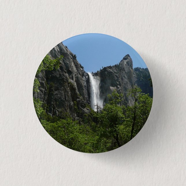 Bridalveil Falls, Yosemite National Park Button (Vorderseite)