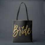 Bridde Gold und Black Wedding Party Bag<br><div class="desc">Bride Gold und Black Wedding Party Bag ist die perfekte Hochzeitstasche,  um mit einer Hochzeit in Urlaubsort zu reisen.</div>