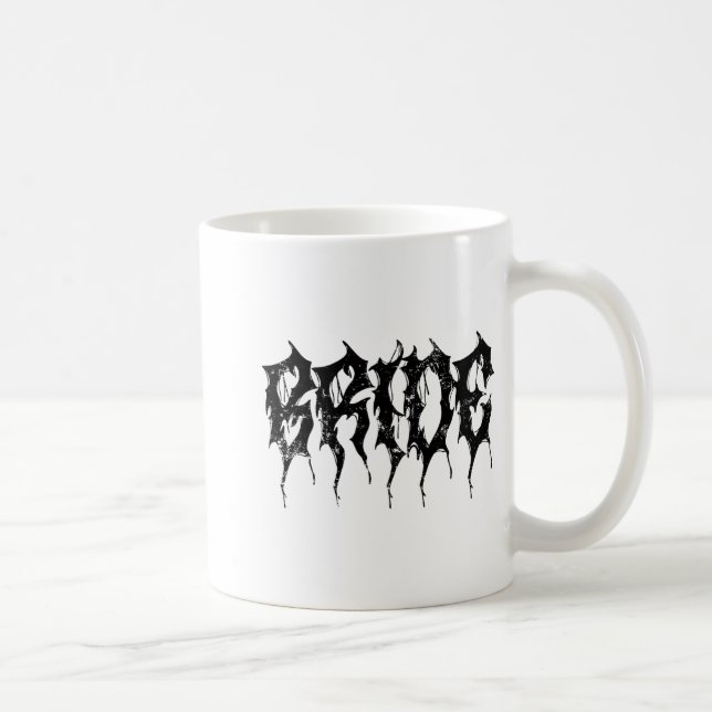 Bride1 Hochzeit Junggeselinnen-Abschied Spooky Jah Kaffeetasse (Rechts)