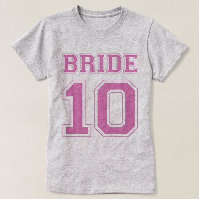 Bride 10 T - Shirt (Design vorne)