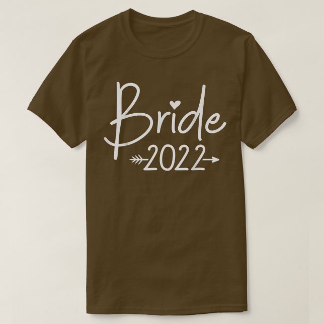 Bride 2022 Wedding Bachelor Party T-Shirt (Design vorne)