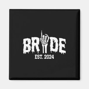 Bride 2024 Skeleton Hand Halloween Paare Magnet