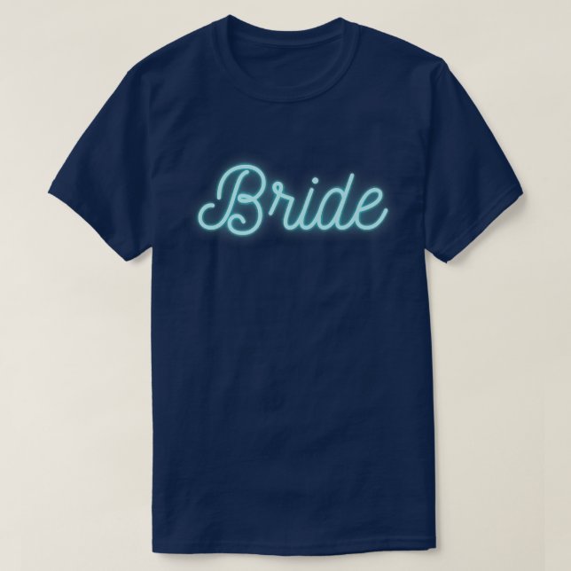 Bride 80er 90s Retro Bridal Junggeselinnen-Abschie T-Shirt (Design vorne)