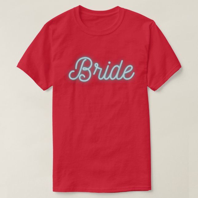 Bride 80er 90s Retro Bridal Junggeselinnen-Abschie T-Shirt (Design vorne)
